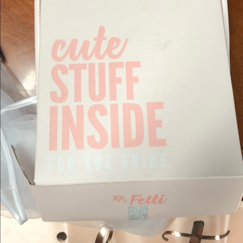 Bridal shower kit for the bride